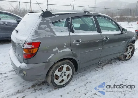 2005 Pontiac Vibe from USA, damaged, VIN 5Y2SL63845Z440214